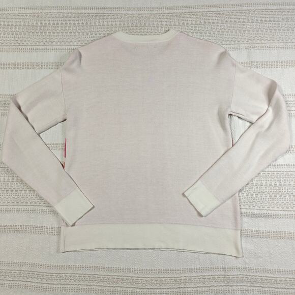 Pink Thread Triple Chevron Knit Sweater Size M Used Good - Picture 2 of 7